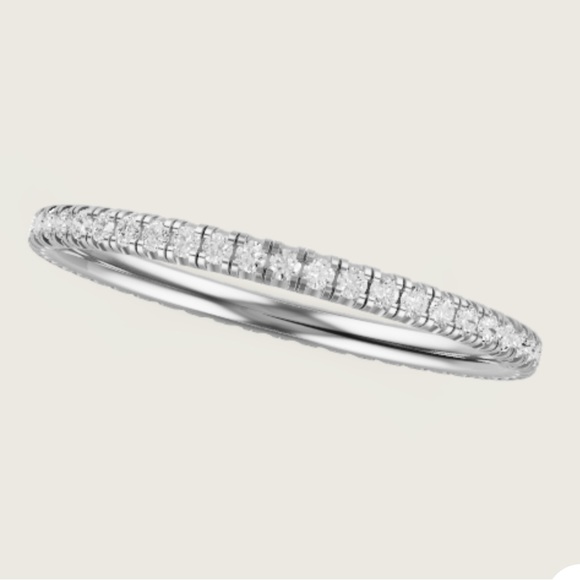 Cartier Jewelry - Étincelle de Cartier Eternity Diamond Wedding Band 0.50 ct. 18K W Gold SZ 5.75